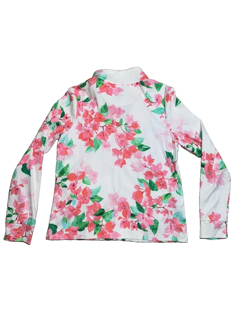 Tommy Bahama Pink & Green Floral Bomber Jacket - Picture 2 of 9